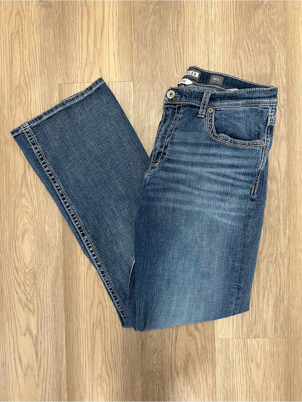 BKE Tyler Bootcut Jeans Men’s 36L Style ABP43118